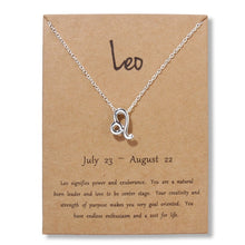 Load image into Gallery viewer, Silver Zodiac Sign Necklace