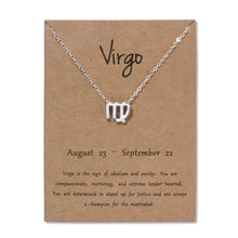 Load image into Gallery viewer, Silver Zodiac Sign Necklace