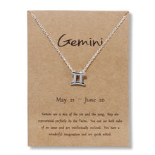 Load image into Gallery viewer, Silver Zodiac Sign Necklace