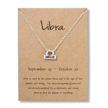 Load image into Gallery viewer, Silver Zodiac Sign Necklace