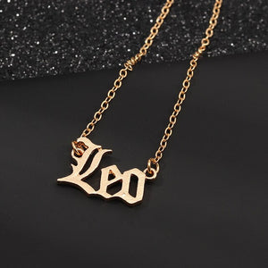Zodiac Word Necklace