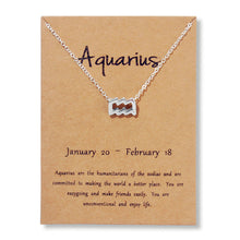 Load image into Gallery viewer, Silver Zodiac Sign Necklace