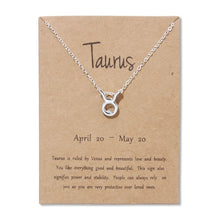 Load image into Gallery viewer, Silver Zodiac Sign Necklace